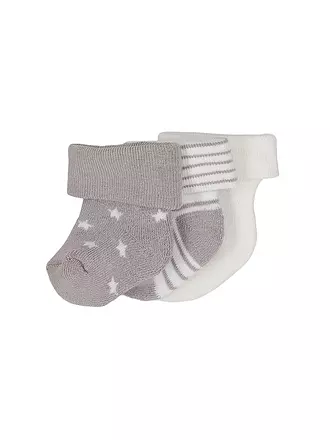 EWERS | Baby Socken 3er Pkg. latte/silber | 